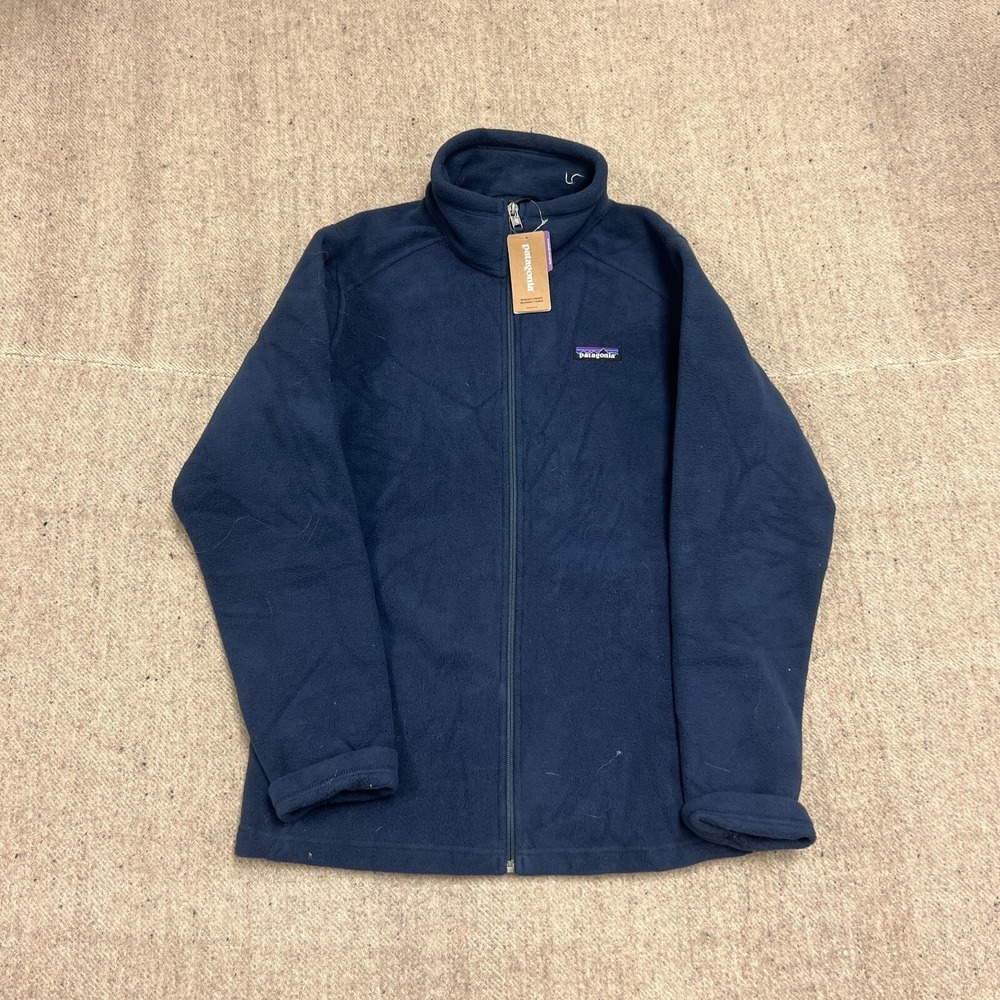 Patagonia Synchilla womens Medium Blue Full Zip Brand New
